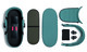 عربة أطفال بيبي زن يويو2 بهيكل أسود ومهد محمول خفيف أزرق image number 6